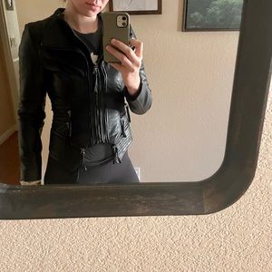 Romeo + Juliet Couture leather jacket